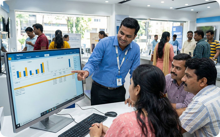 Sales Executive working at Hisab