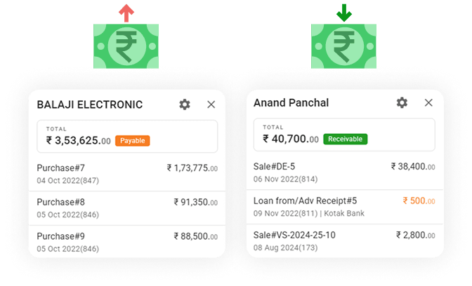 Payables-receivables-reports